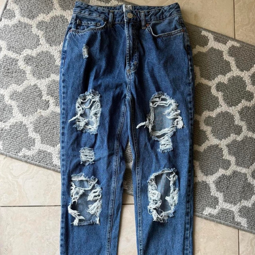 BDG Urban Outfitters distressed high-rise mom jeans